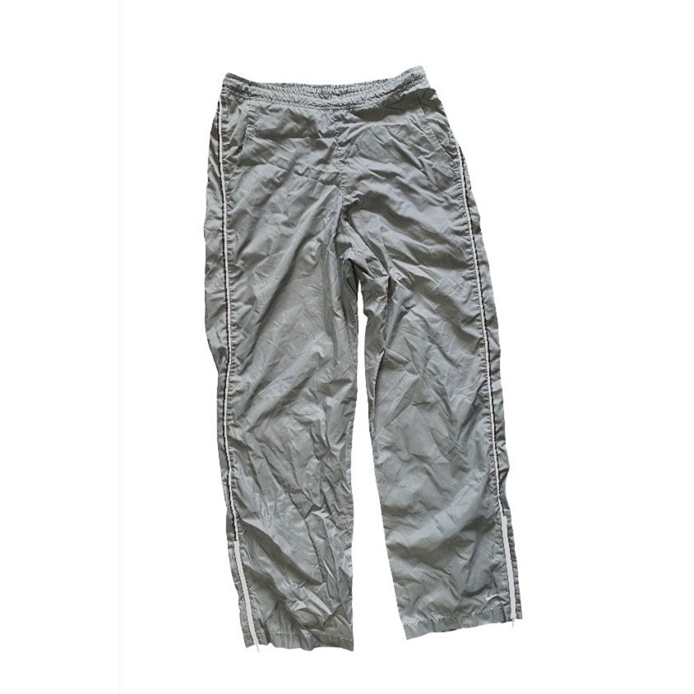 Vintage Nike Baggy Grey Nylon Track Pants Size M